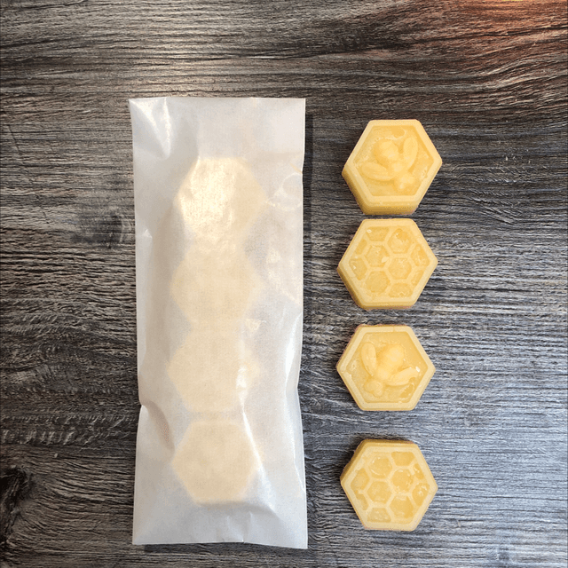 Scented beeswax melts 4pc