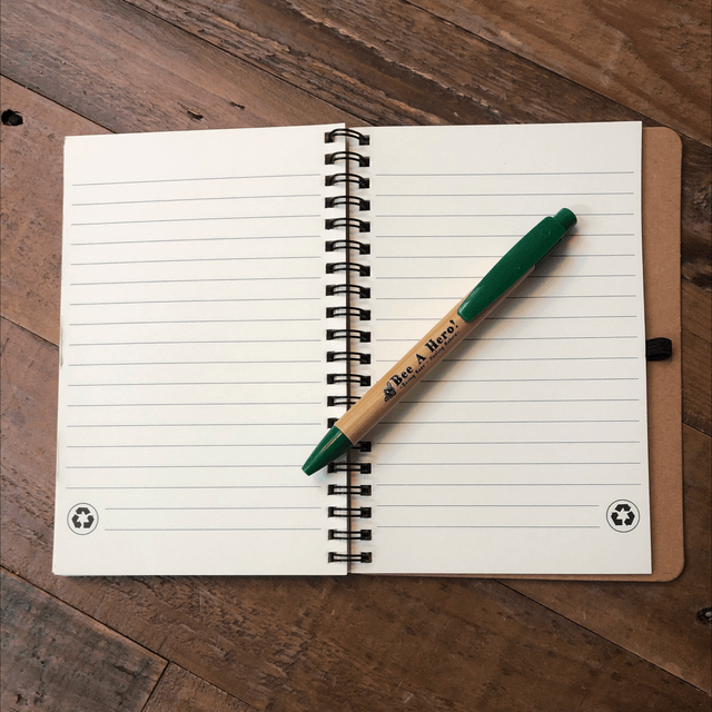 Notebook & pen